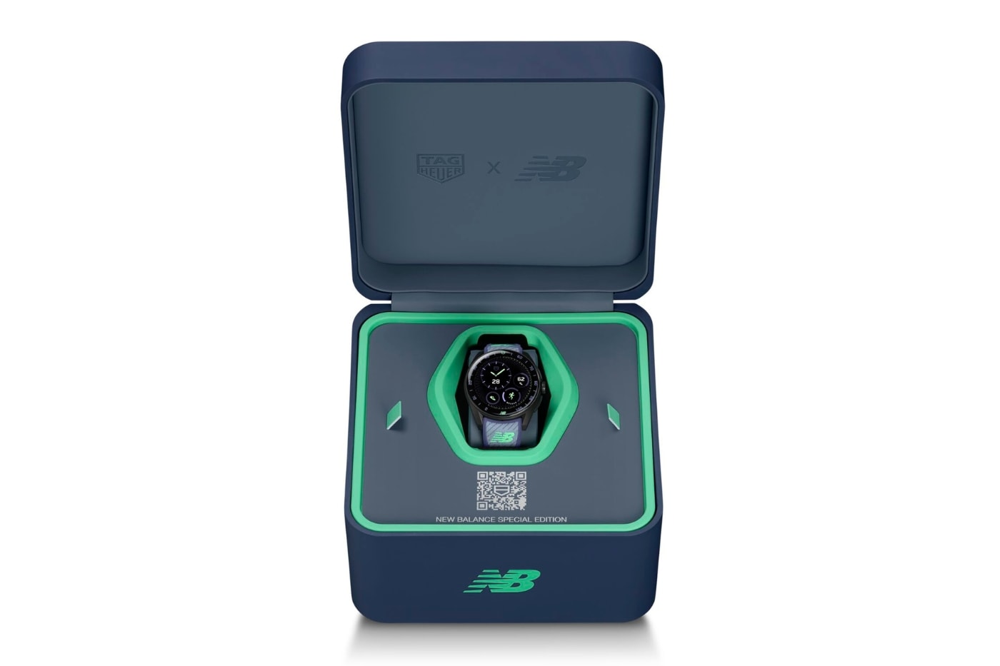 TAG Heuer x New Balance Connected Calibre E5 FuelCell SC Elite v5 Collaboration Release Info