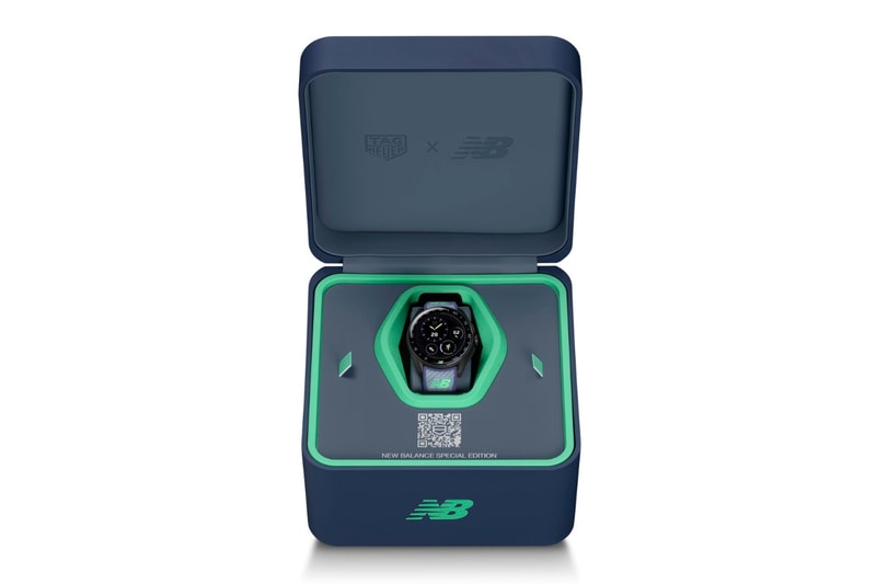 TAG Heuer x New Balance Connected Calibre E5 FuelCell SC Elite v5 Collaboration Release Info