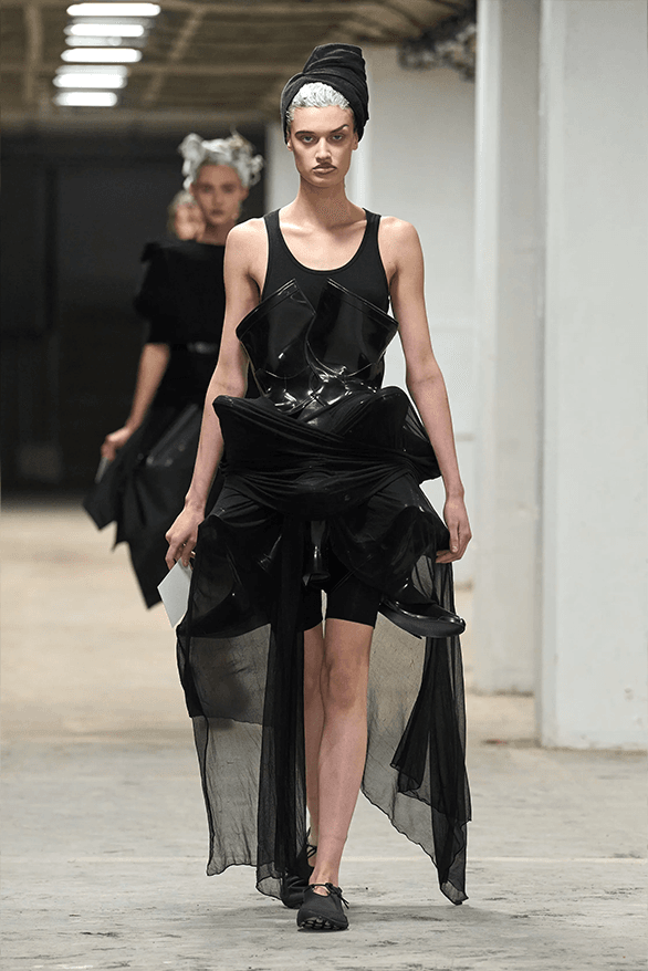 Junya Watanabe Spring Summer 2026 Paris Fashion Week womenswear runway show Stüssy collaboration