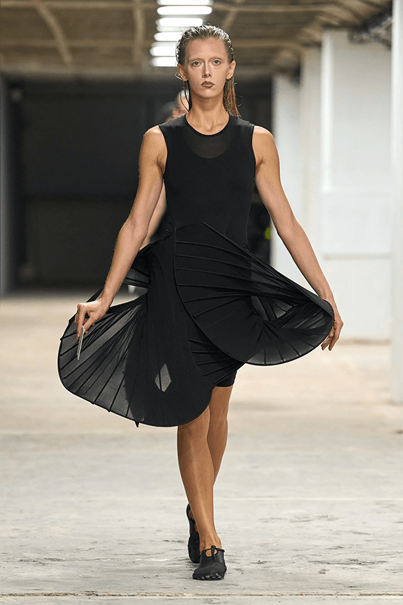 Junya Watanabe Spring Summer 2026 Paris Fashion Week womenswear runway show Stüssy collaboration