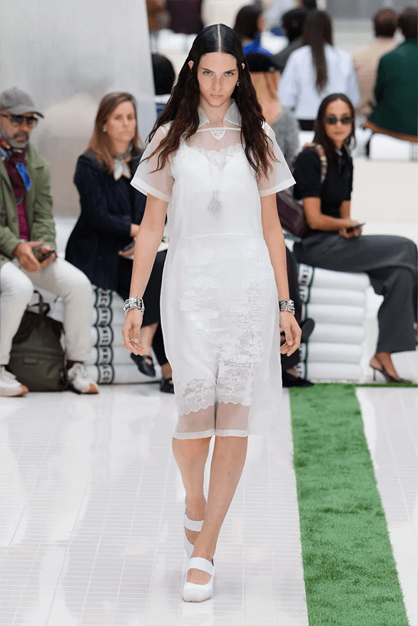 Lacoste Spring Summer 2026 Paris Fashion week Pelagia Kolotouros menswear womenswear runway show