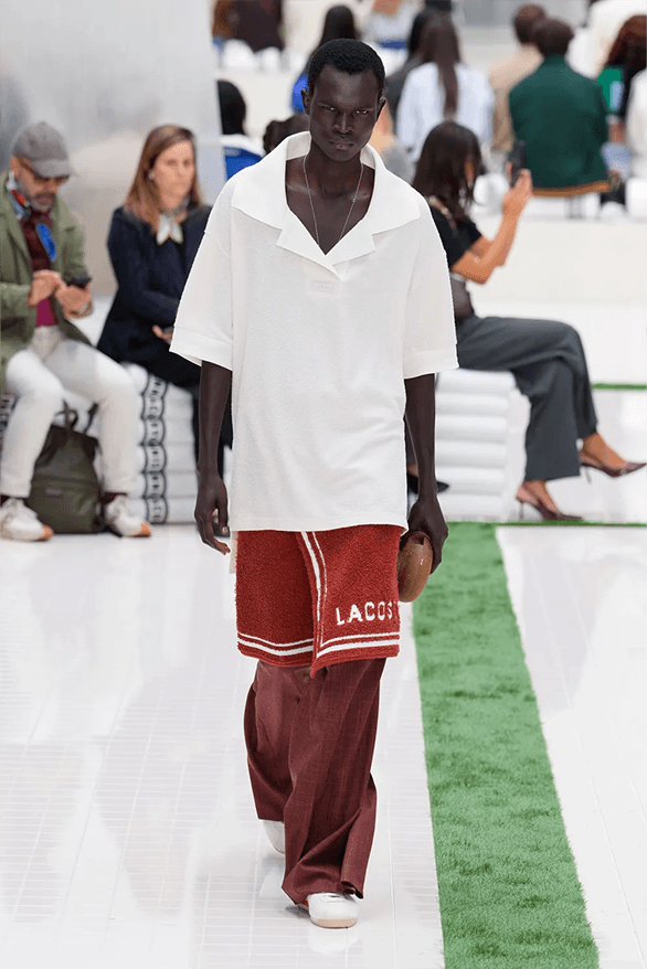 Lacoste Spring Summer 2026 Paris Fashion week Pelagia Kolotouros menswear womenswear runway show