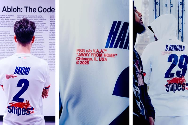 Virgil Abloh Archive Paris Saint-Germain Collaboration Release Info psg football