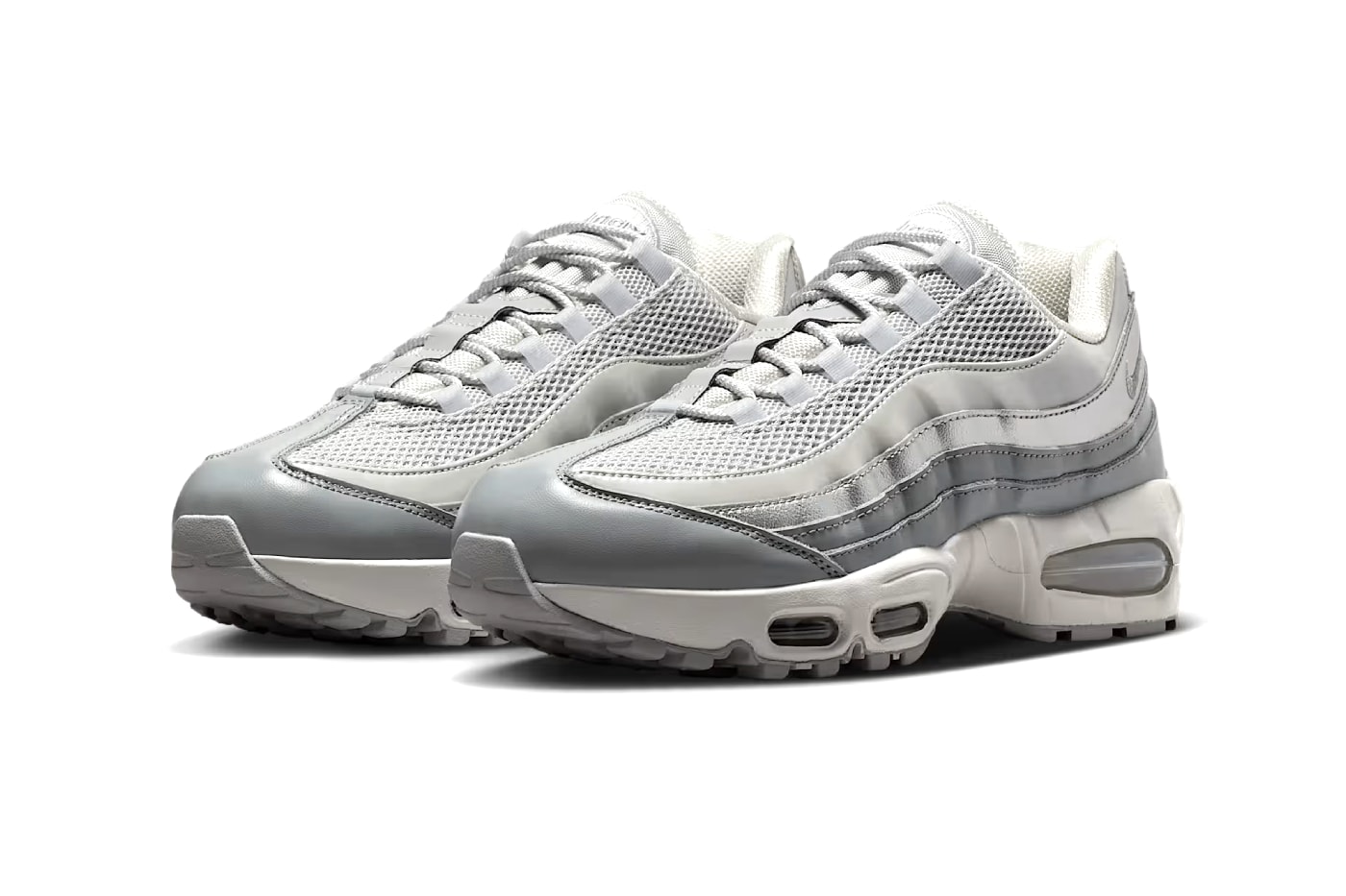 Nike Air Max 95 “Grey Fog/Particle Grey” Release Info IB6398-001 Grey Fog/Particle Grey-Photon Dust-Metallic Silver
