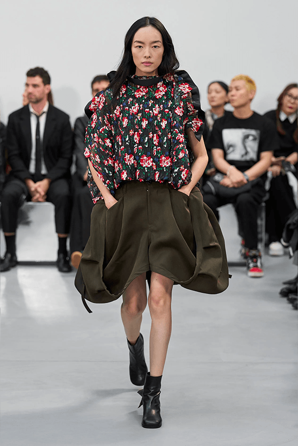 sacai Spring Summer 2026 Paris Fashion Week womenswear chitose abe runway show