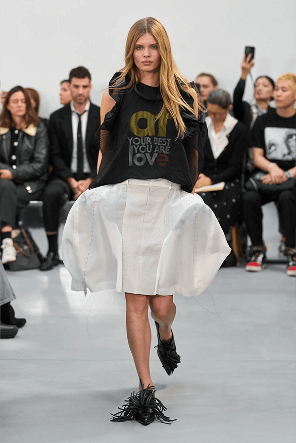 sacai Spring Summer 2026 Paris Fashion Week womenswear chitose abe runway show