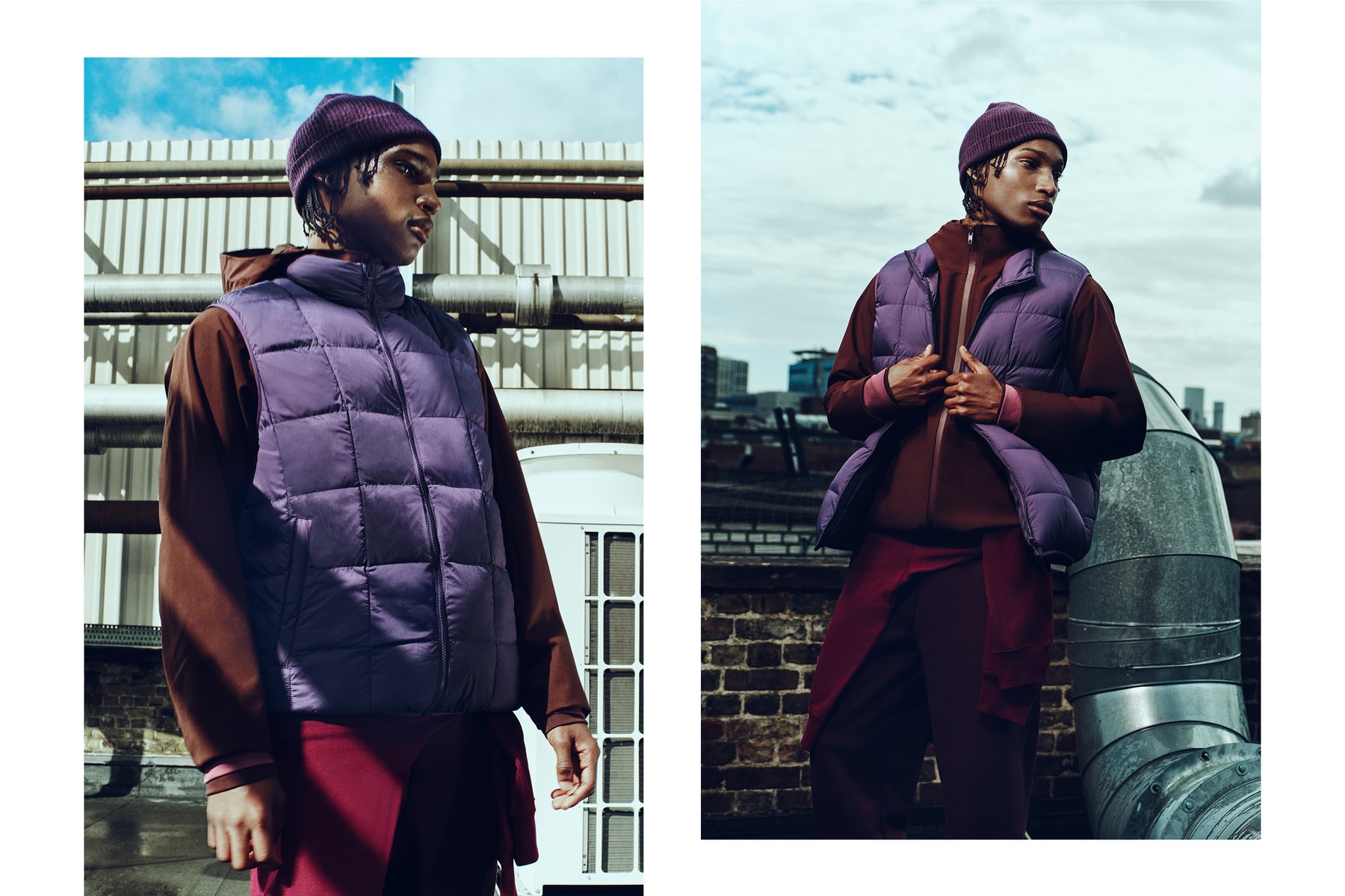 uniqlo puffertech outerwear collection vests jackets coats parks packable nonodesign fiber lining waterrepellant winter essentials