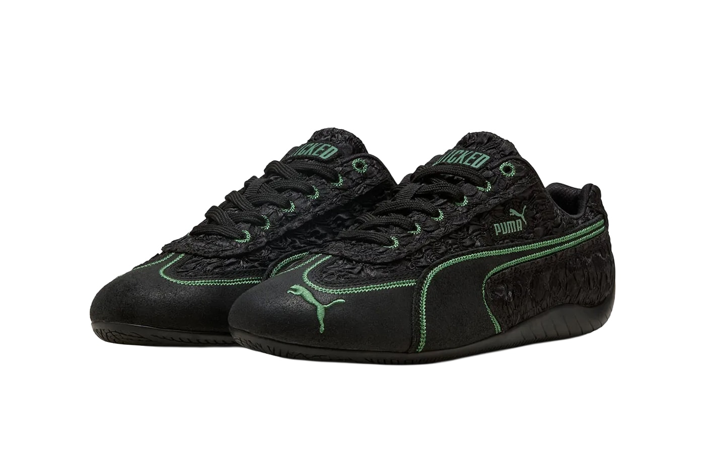 Wicked Puma Speedcat OG Collection 407132-01 407137-01 407135-01 Release Info Lilac Crush/Silver Mist-Intense Lavender, Black/Deep Forest-Dark Myrtle, Silver/Cool Mid Gray-Flat Dark Gray