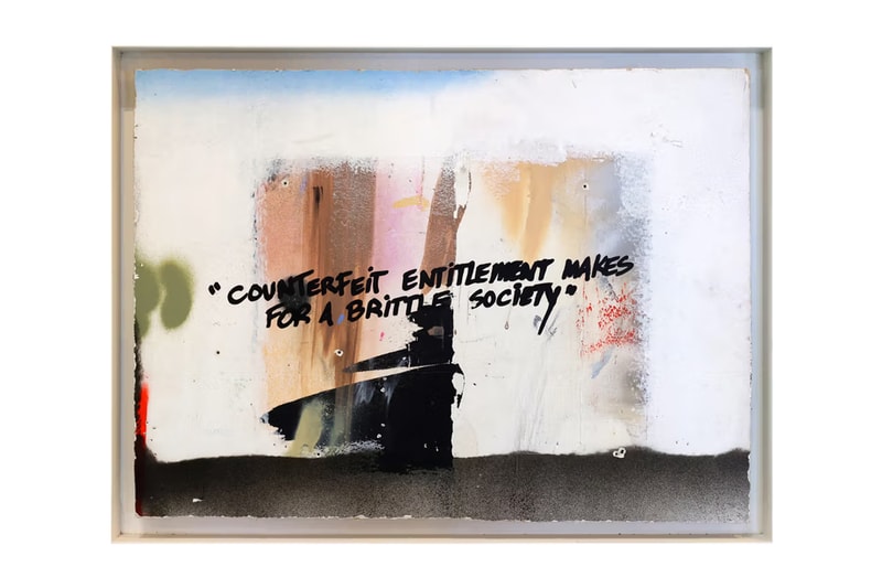lee quinones outside is america woodbury house london exhibition artworks paintings murals 