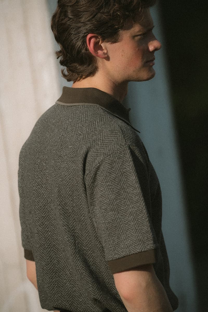 late nine golf apparel brand profile introduction collection sweden minimal scandinavian style polo pants trouser vest sweater knitwear hat