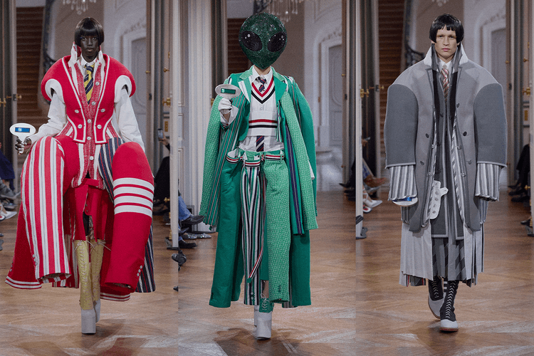 Thom Browne Aliens Invaded PFW for SS26