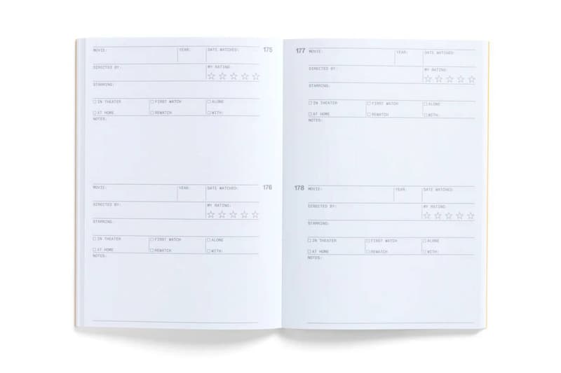 A24 Movie Log Notebook Release Info