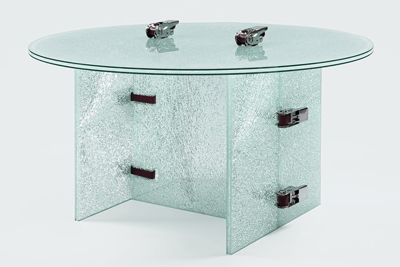 Jorge Penadés Has Made a Table From Broken Glass