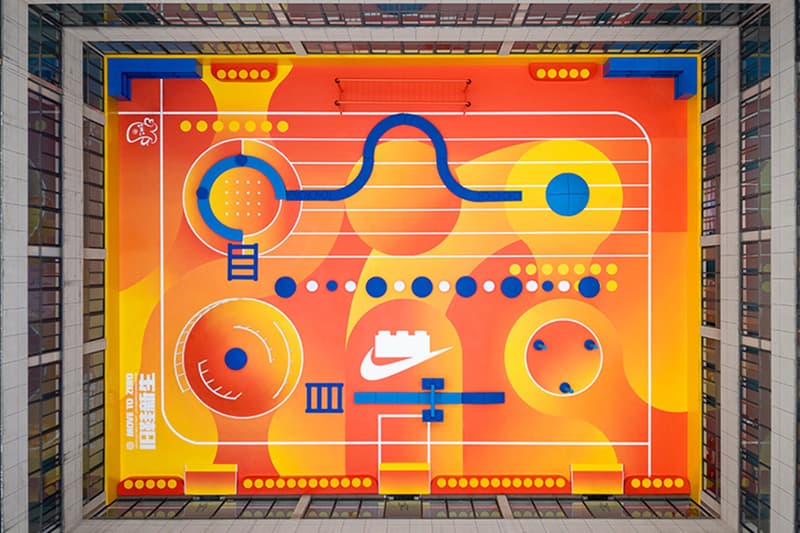 Nike and LEGO Remake Shanghai Playground with Modular Design baoshan no. 2 central primary ola shanghai design revolutionary sports movement collaboration