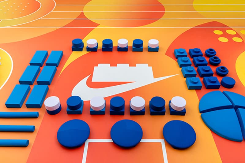 Nike and LEGO Remake Shanghai Playground with Modular Design baoshan no. 2 central primary ola shanghai design revolutionary sports movement collaboration
