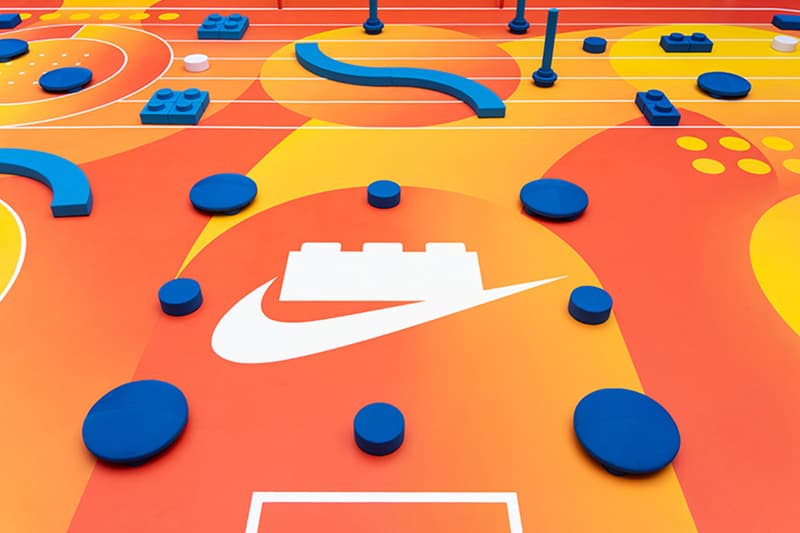 Nike and LEGO Remake Shanghai Playground with Modular Design baoshan no. 2 central primary ola shanghai design revolutionary sports movement collaboration