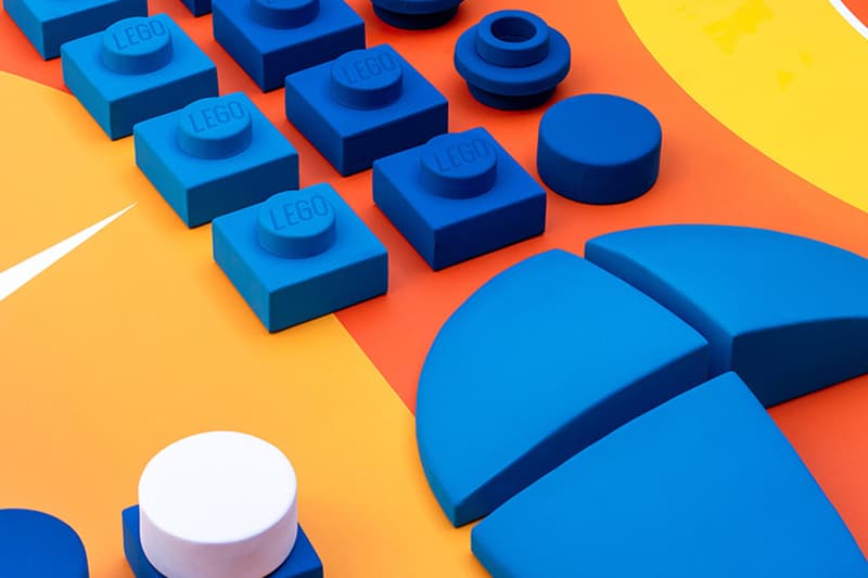 Nike and LEGO Remake Shanghai Playground with Modular Design baoshan no. 2 central primary ola shanghai design revolutionary sports movement collaboration