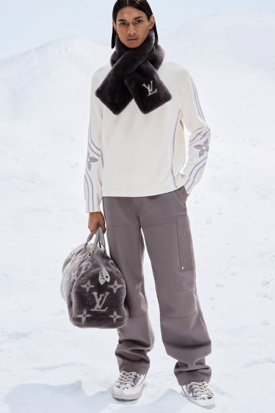 Pharrell Louis Vuitton LVERS Men’s Ski 2026 Collection LVERS on the Slopes: Pharrell Williams Fuses Skiwear and Sartorial Luxury 