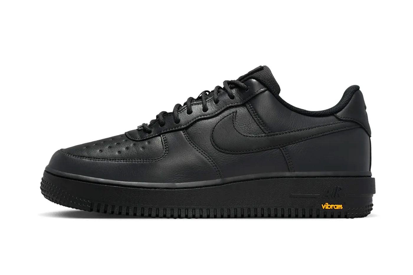 Official Look at the Vibram x Nike Air Force 1 Low GORE-TEX "Black"