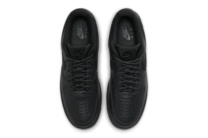 Official Look at the Vibram x Nike Air Force 1 Low GORE-TEX "Black" Off-Noir/Speed Yellow-Black HV5953-001