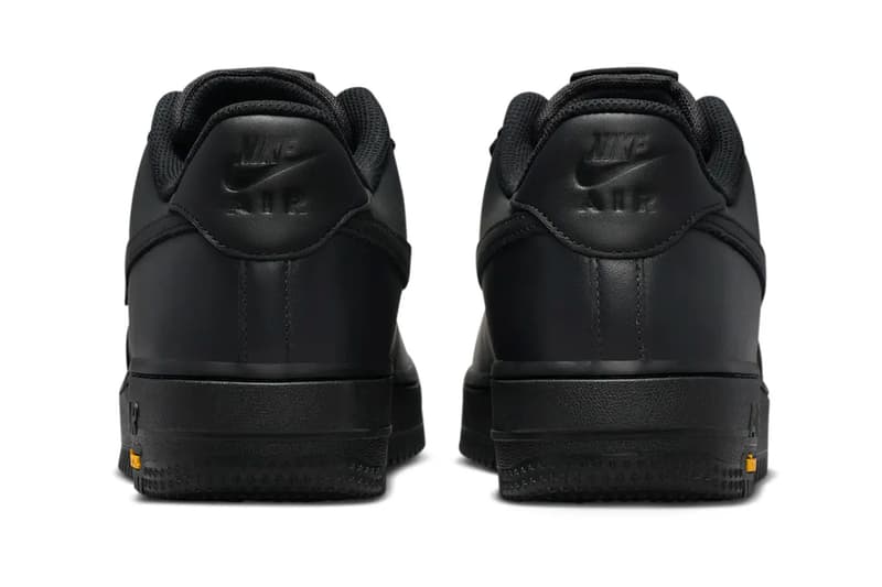 Official Look at the Vibram x Nike Air Force 1 Low GORE-TEX "Black" Off-Noir/Speed Yellow-Black HV5953-001