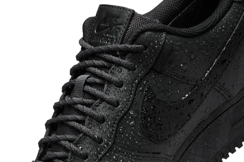 Official Look at the Vibram x Nike Air Force 1 Low GORE-TEX "Black" Off-Noir/Speed Yellow-Black HV5953-001