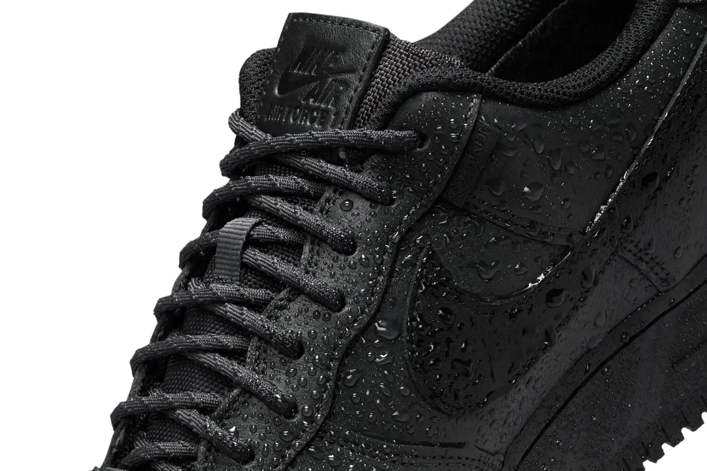 Official Look at the Vibram x Nike Air Force 1 Low GORE-TEX "Black" Off-Noir/Speed Yellow-Black HV5953-001