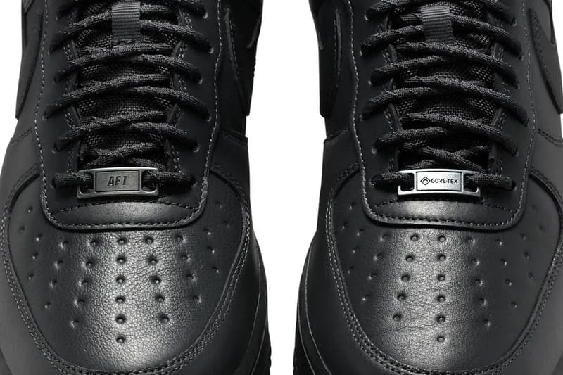 Official Look at the Vibram x Nike Air Force 1 Low GORE-TEX "Black" Off-Noir/Speed Yellow-Black HV5953-001