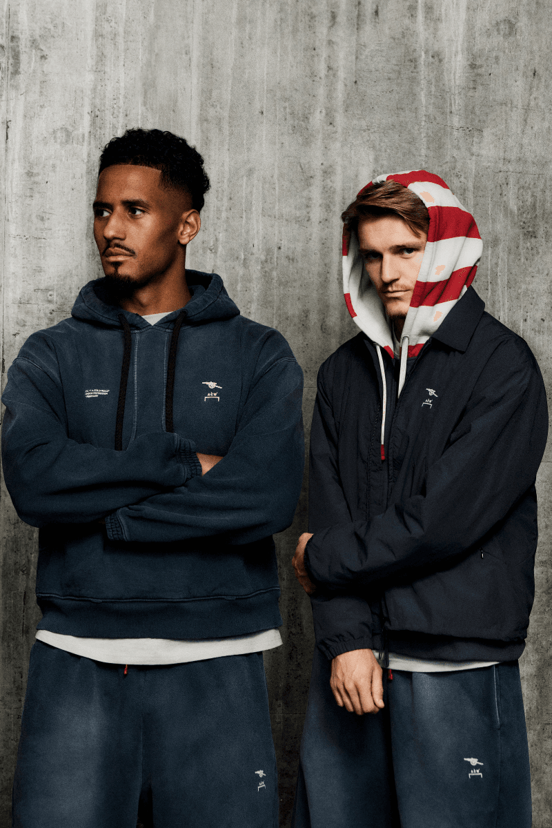 Arsenal and A-COLD-WALL Drop a Streetwear Collection Gunnersaurus Bukayo Saka, William Saliba, Declan Rice, Olivia Smith, Martin Ødegaard, Kyra Cooney-Cross and Taylor Hinds, Ethan Nwaneri, Katie McCabe