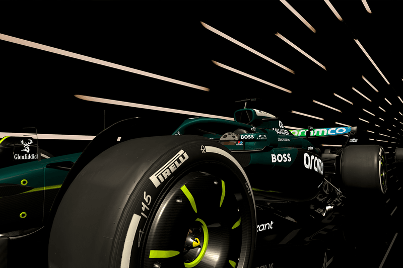 BOSS Aston Martin VR formula 1 Experience apple vision pro racing