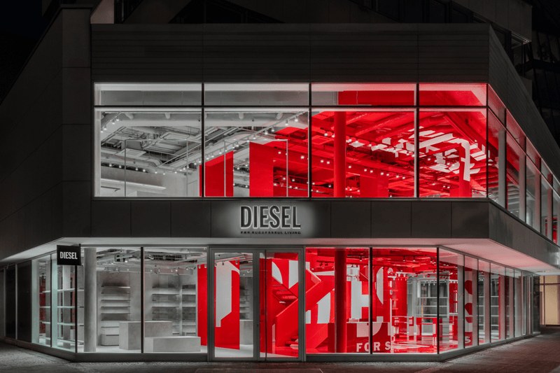 Diesel Opens an Immersive New Flagship in the Heart of Berlin Berlin's Kurfürstendamm Diesel community immersive retail, modular retail space