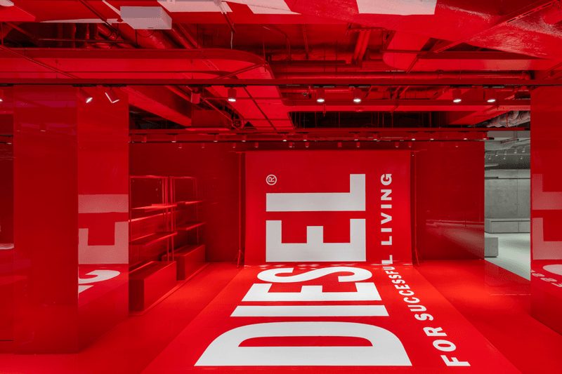 Diesel Opens an Immersive New Flagship in the Heart of Berlin Berlin's Kurfürstendamm Diesel community immersive retail, modular retail space