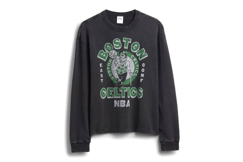 Gap and NBA Join Forces on New Collaboration Ahead of the Season collection release info boston celtics new york knicks los angeles lakers golden state warriors vintage inspired japan exclusive