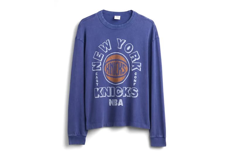 Gap and NBA Join Forces on New Collaboration Ahead of the Season collection release info boston celtics new york knicks los angeles lakers golden state warriors vintage inspired japan exclusive