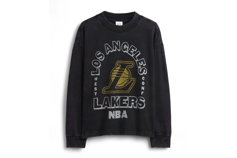 Gap and NBA Join Forces on New Collaboration Ahead of the Season collection release info boston celtics new york knicks los angeles lakers golden state warriors vintage inspired japan exclusive
