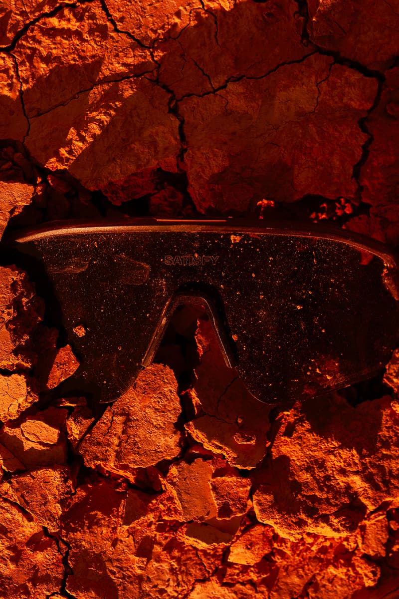 SATISFY and Oakley launched “CHAPTER VI" collaboration sunglasses hat cap stunt devil O-Matter™ frame and HyperGrip Technology  PeaceShell™ Trail Cap and Rippy™ Bandana 