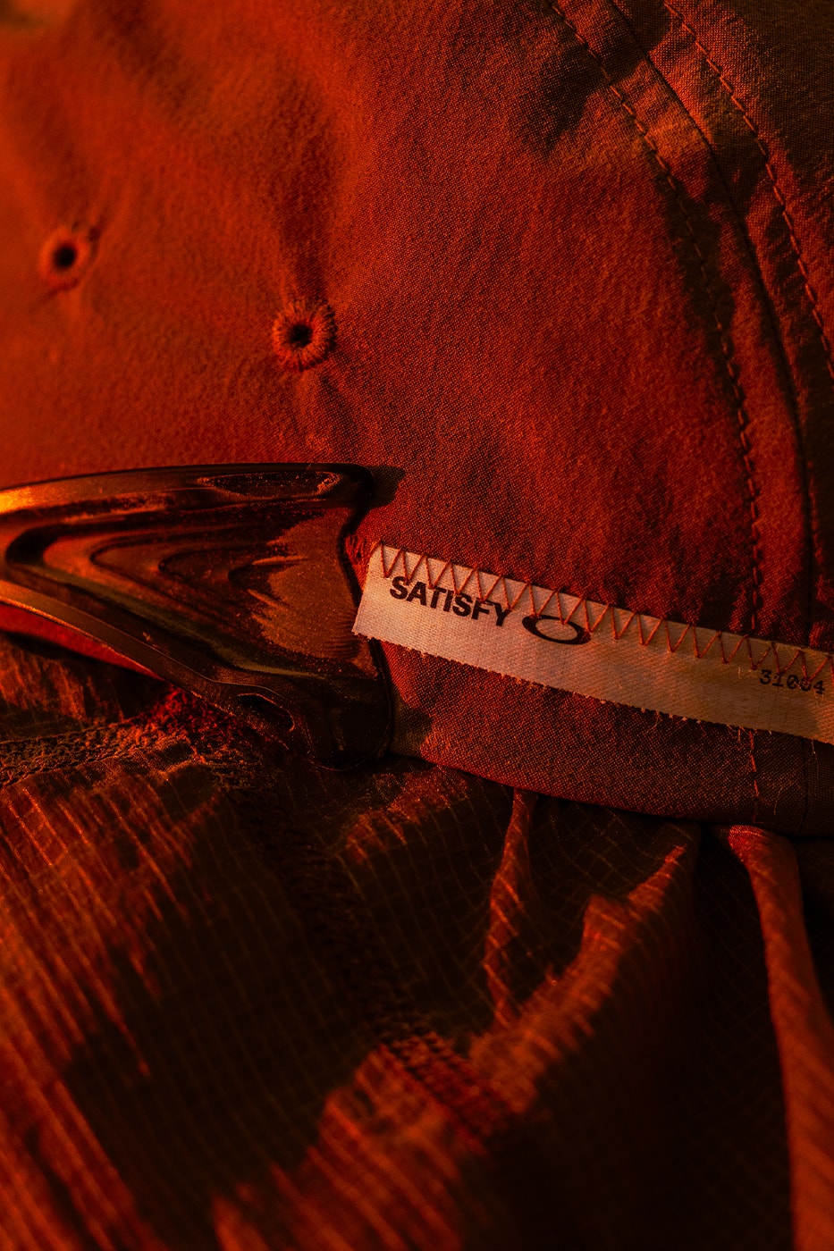 SATISFY and Oakley launched “CHAPTER VI" collaboration sunglasses hat cap stunt devil O-Matter™ frame and HyperGrip Technology  PeaceShell™ Trail Cap and Rippy™ Bandana 