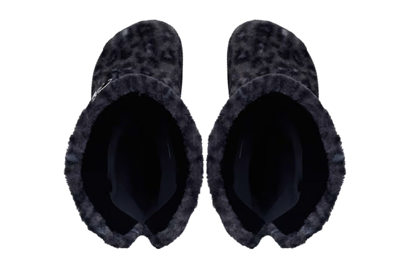 Crocs and T-Pain Show off Boots With the Fur Crocs Classic Unfurgettable Leopard Knee High Boot black 212387-0CU