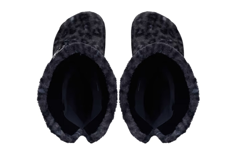 Crocs and T-Pain Show off Boots With the Fur Crocs Classic Unfurgettable Leopard Knee High Boot black 212387-0CU
