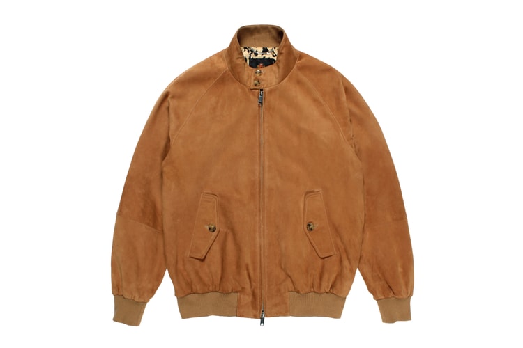 WACKO MARIA and BARACUTA Unveil Luxurious Suede G9 Harrington Jacket