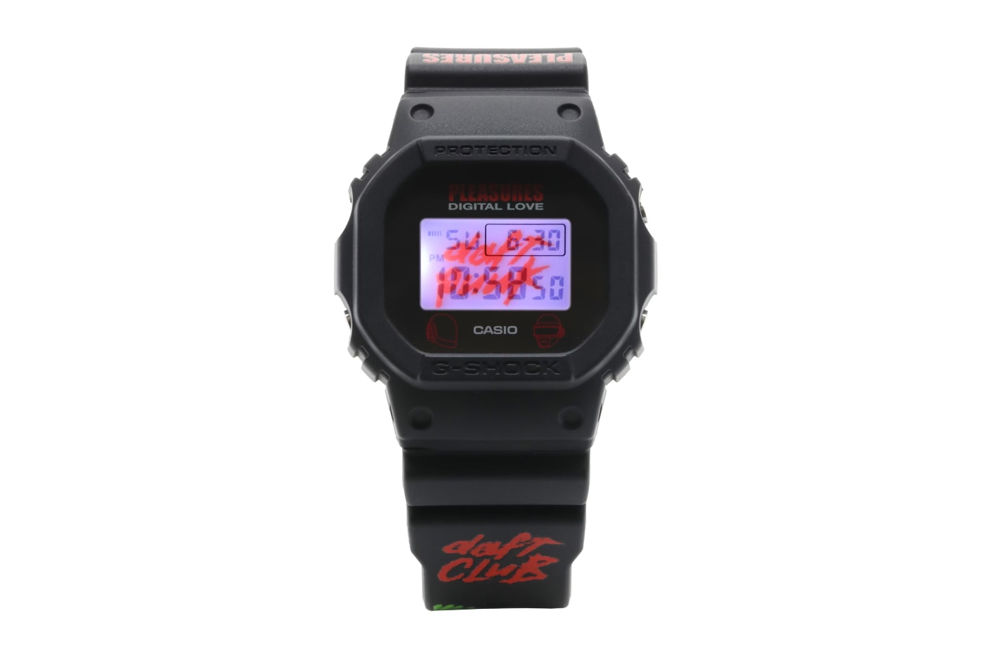 Daft Punk PLEASURES Casio G-SHOCK DW5600PDP-1 Watch Release info