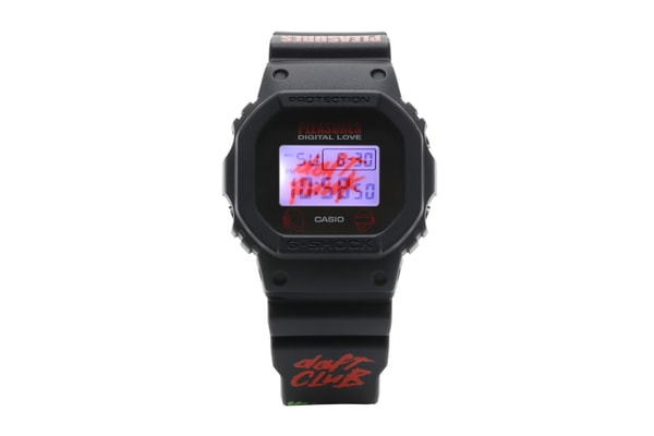 Daft Punk PLEASURES Casio G-SHOCK DW5600PDP-1 Watch Release info