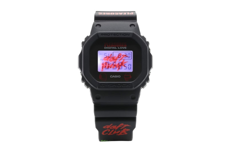 Daft Punk PLEASURES Casio G-SHOCK DW5600PDP-1 Watch Release info