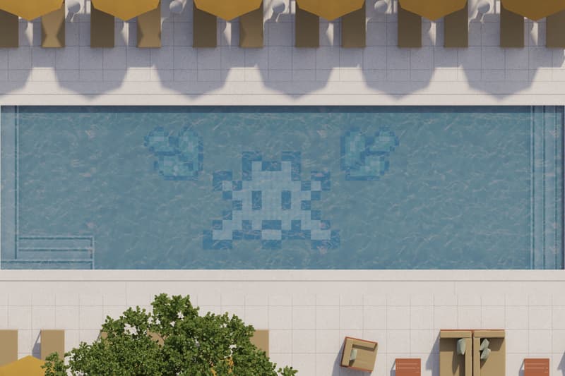 Invader Announces Ray Nashville Pool Commission Art Artworks
