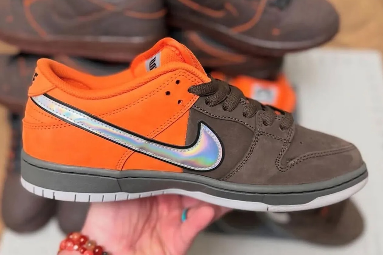 First Look at the Nike SB Dunk Low “Muni Fast Pass” Safety Orange/Wolf Grey-Baroque Brown-Iron Grey-Black IR1888-800