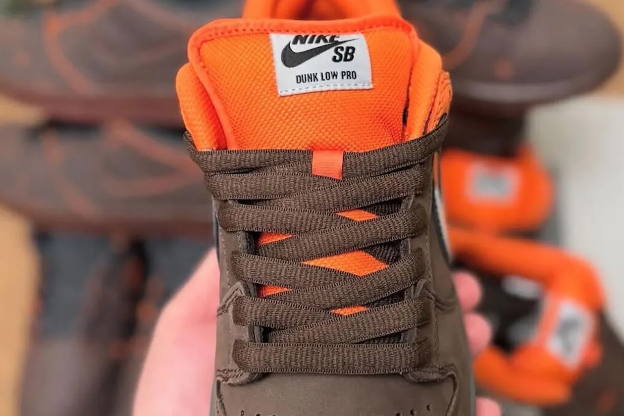 First Look at the Nike SB Dunk Low “Muni Fast Pass” Safety Orange/Wolf Grey-Baroque Brown-Iron Grey-Black IR1888-800