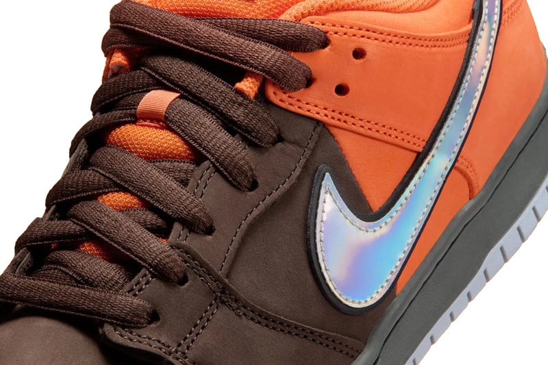 First Look at the Nike SB Dunk Low “Muni Fast Pass” Safety Orange/Wolf Grey-Baroque Brown-Iron Grey-Black IR1888-800