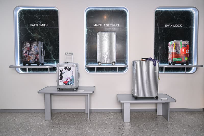 New York City Shows Up for RIMOWA's New Flagship Opening soho nyc  Spike Lee, Carmelo Anthony, Walton Goggins, Chloe Sevigny, Maggie Rogers, and Evan Mock collab supreme archival collections luggage 