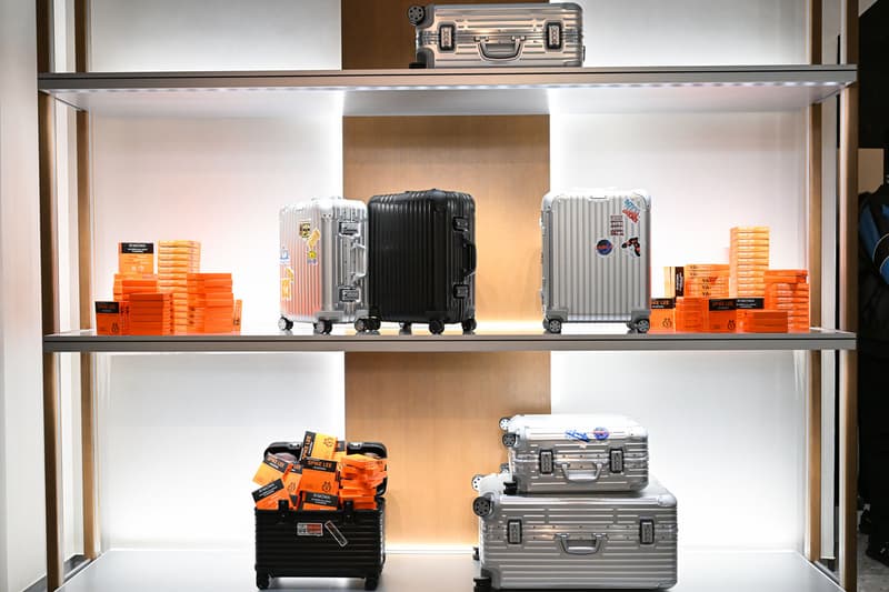 New York City Shows Up for RIMOWA's New Flagship Opening soho nyc  Spike Lee, Carmelo Anthony, Walton Goggins, Chloe Sevigny, Maggie Rogers, and Evan Mock collab supreme archival collections luggage 