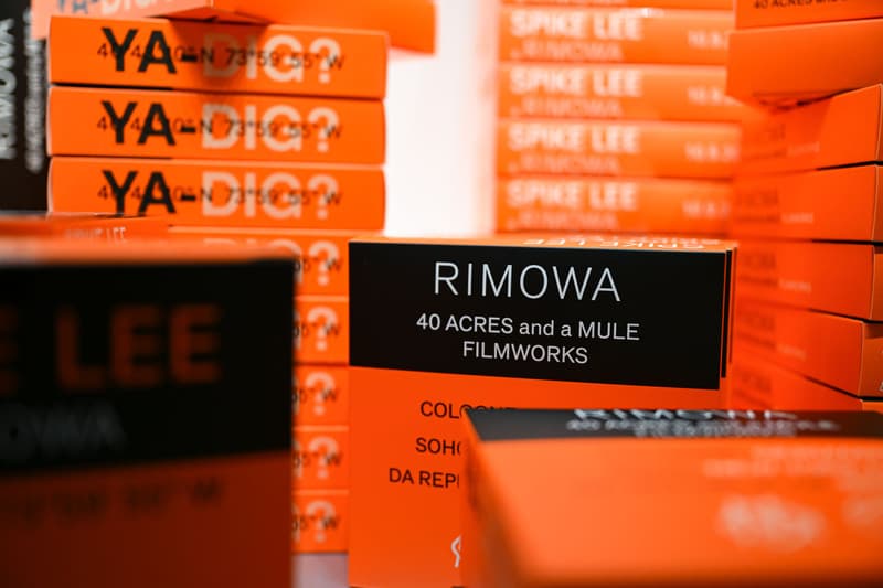New York City Shows Up for RIMOWA's New Flagship Opening soho nyc  Spike Lee, Carmelo Anthony, Walton Goggins, Chloe Sevigny, Maggie Rogers, and Evan Mock collab supreme archival collections luggage 